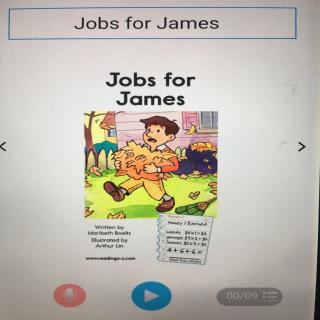 Jobs for James