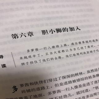 绿野仙踪---胆小狮的加入