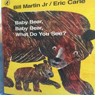 baby bear,baby bear,what do you see?