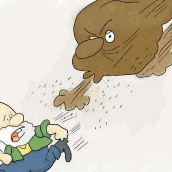 沙漠里的黄风怪