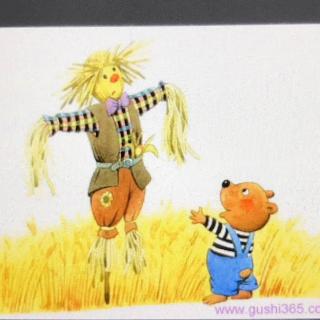 “晚安故事汇”——《小小熊和稻草人》
