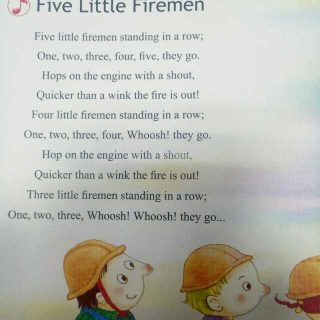 Five Little Fireman朗读版