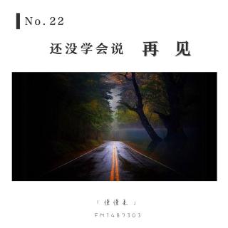 No.22 还没学会说再见