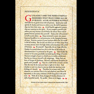 Desiderata-Max Ehrmann