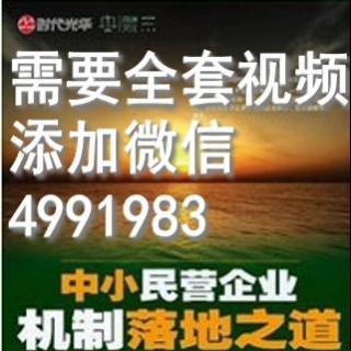 中小民营企业机制落地之道3