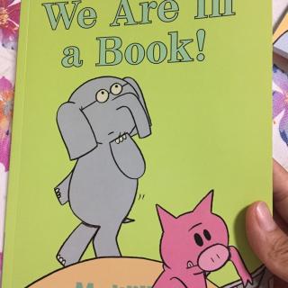we are in a book！