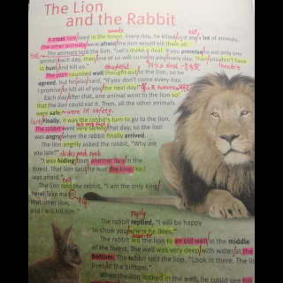 怀书英语 路线二 原版泛读 The lion and the rabbit