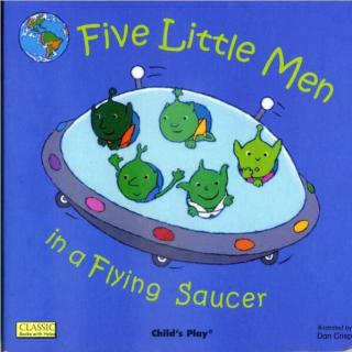 Five little man in a flying saucer