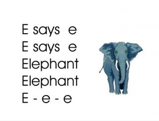 Letter E