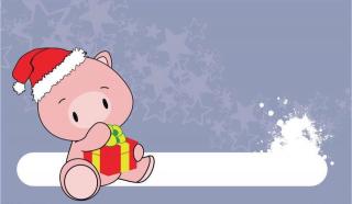 Christmas pig