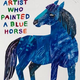 the artist who painted a blue horse