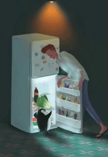 冰箱里的企鹅  作者：陈谌