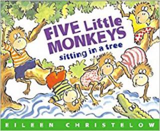 英文绘本阅读 FIVE Little MONKEYS sitting in a tree