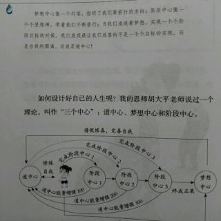 教育的三个中心:道中心、梦想中心和阶段中心