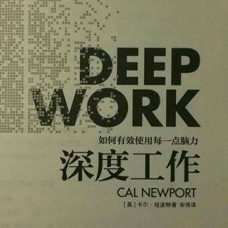 好书推荐：《deep work 深度工作 》