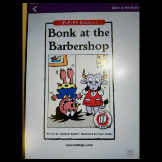 Bonk at the barbershop小怪物在理发店