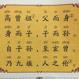 《三字经》第十二节