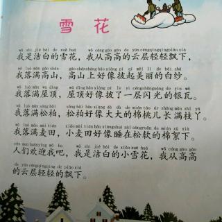 一年四班 付宸宇《雪花》