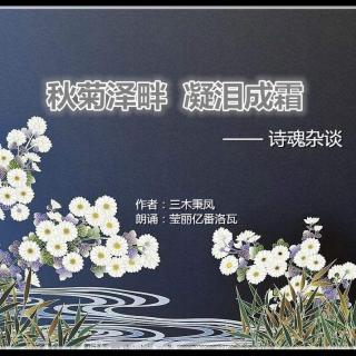 《秋菊泽畔 凝泪成霜》作者：三木秉凤 朗诵：莹丽亿番洛瓦