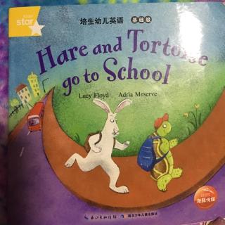 Hare and tortoise go to school