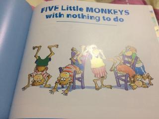 five little monkeys with nothing to do