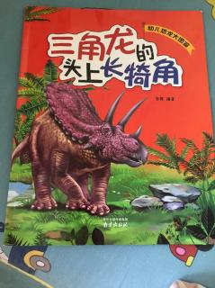 三角龙🐲的头上长犄角