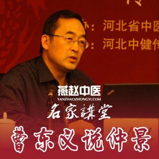 [燕赵中医·名家讲堂]-曹东义说仲景第七十八讲-20171010