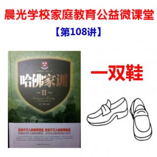 东东老师家庭教育公益微课堂第108讲《一双鞋》