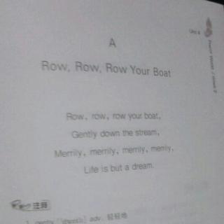 row,row,row your boat