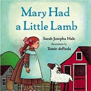 821 Mary had a little lamb