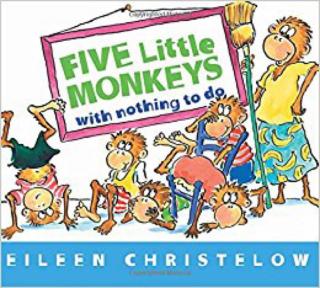 英文绘本阅读 FIVE Little MONKEYS with nothing to do