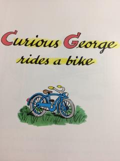 Booktalk on 《Curious George rides a bike》