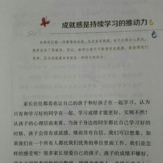 成就感是持续学习的推动力