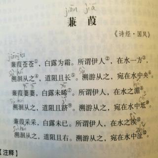 《蒹葭》诗经.国风