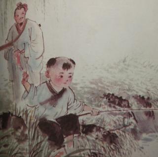 小兒垂釣