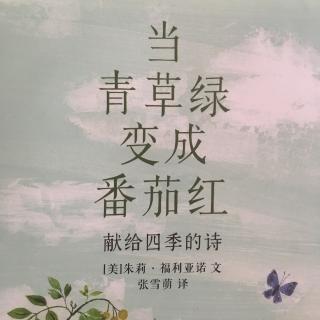 小美讲故事《当青草绿变成番茄红》讲述者：小美