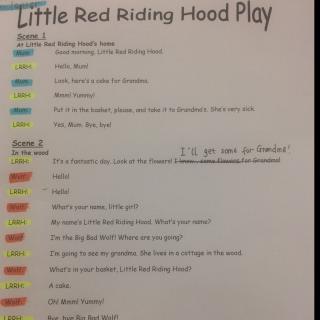 Little Red Riding Hood (Play)小红帽戏剧
