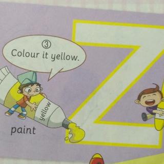 李海老师说说英语  Colour it yellow. 把它涂成黄色