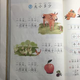 一年级上-识字7 大小多少