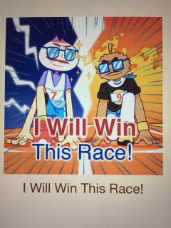 英文绘本～I will win this race