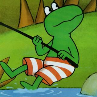 🐸青蛙弗洛格的成长故事――弗洛格学钓鱼