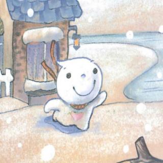 小百灵幼儿园绘本故事《留在夏天的雪人》