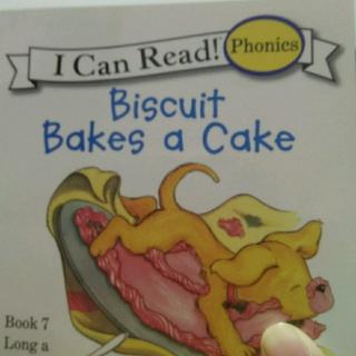 biscuit bakes a cake