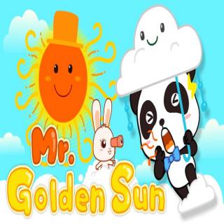 经典英文儿歌-Mr. Golden Sun：金色太阳