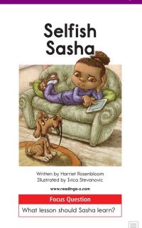 Selfish Sasha（英语Day 7)自私的沙沙