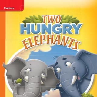  Two Hungry Elephants