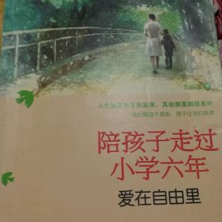 《陪孩子走过小学六年》第一章3.特别的体验特别的收获