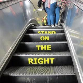  自动扶梯礼节之我见-Making a stand on escalator etiquette