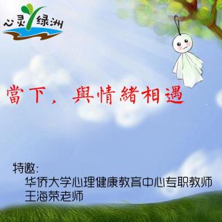 心灵绿洲 ┃ 王海荣：当下，与情绪相遇【114】