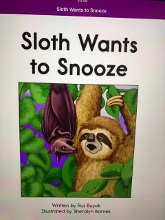 20171219 Sloth wants to snooze